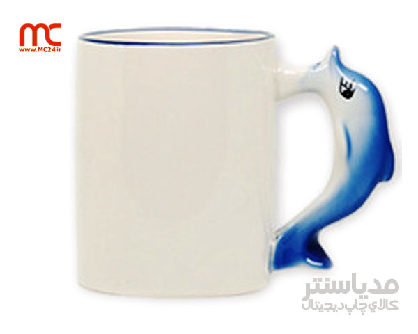 لیوان دسته دلفین با جعبه