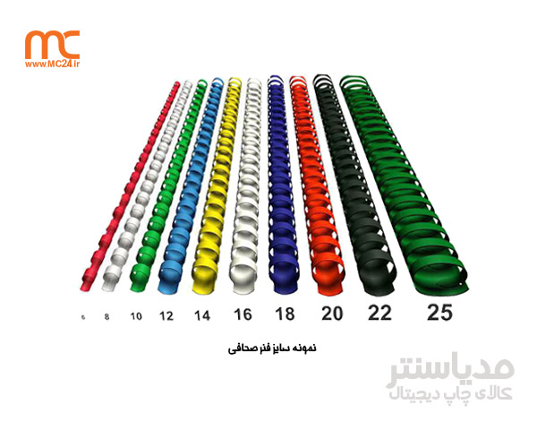 فنر صحافی پلاستیک شماره 51