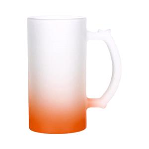 لیوان شیشه ای مات طیف نارنجی