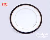بشقاب سابلیمیشن بزرگ/مینا آبی
