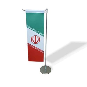 پایه فلزی پرچم رومیزی L